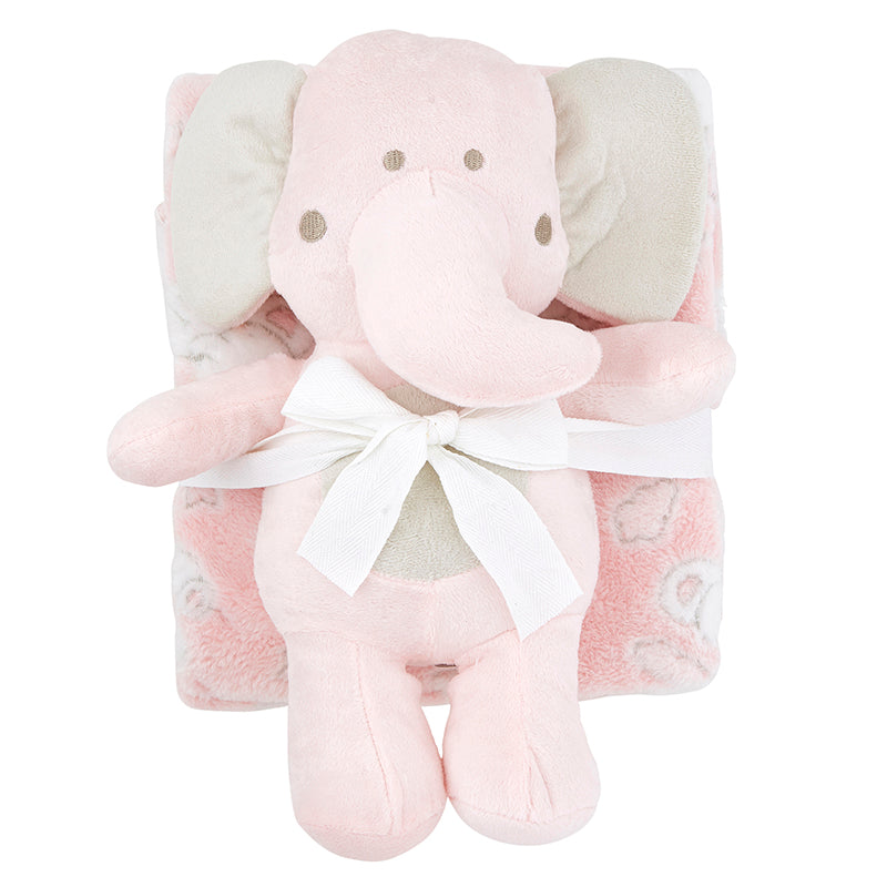 Baby girl elephant blanket best sale