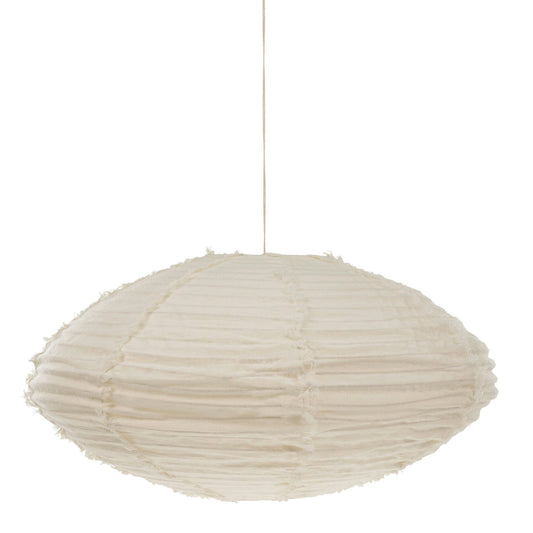 Lina Ivory Linen Lampshade Large