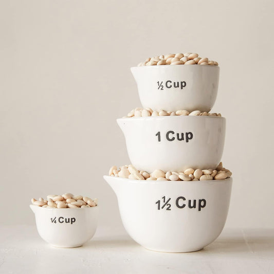 Stoneware Measuring Cup Set