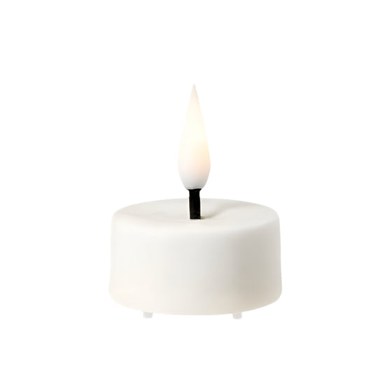 LED Tealight-1.5"H Set Of 6 Off White