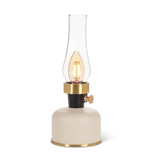 Ivory Chimney LED Lantern