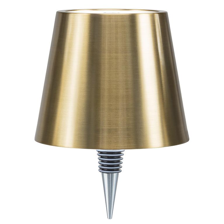 Classic Shade LED Bottle Stopper, Gold