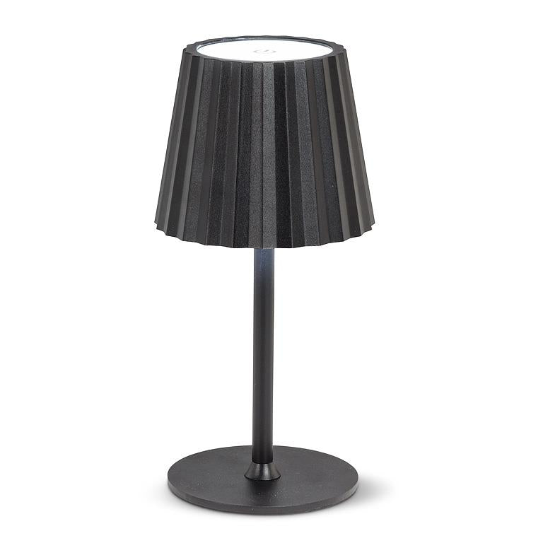 Fluted Shade LED Lamp, Black