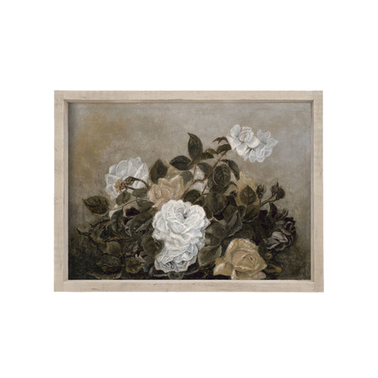 Vintage Flower Painting Print