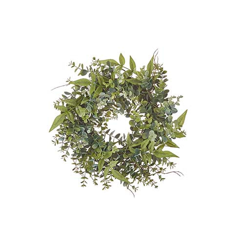 14" Eucalyptus and Berry Mini Wreath