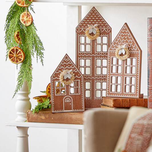 Gingerbread Silhouette Houses