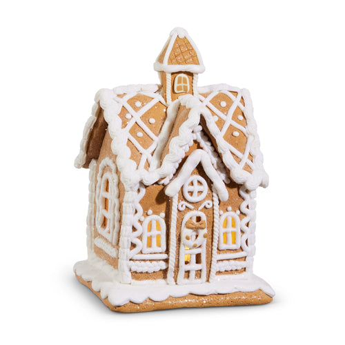 Lighted Gingerbread House 7.5”