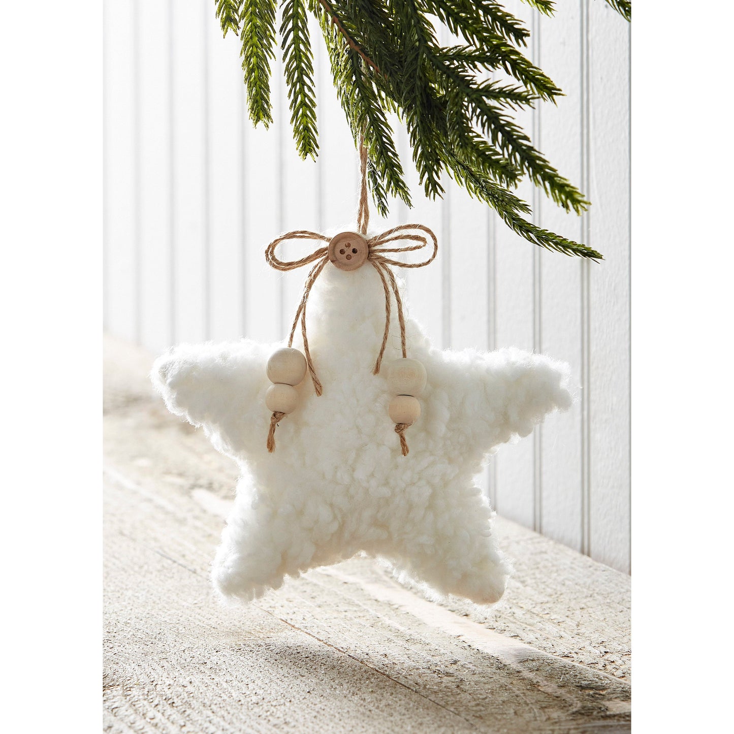 Sherpa Star Ornament