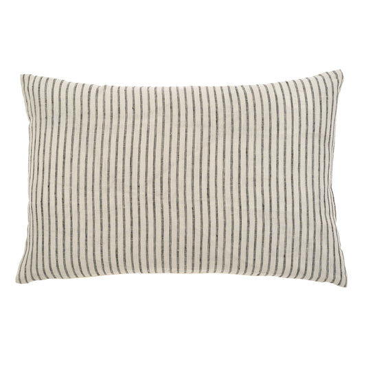 Ticking Strip Linen Pillow 16x 24