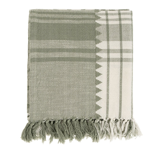 Malaya Woven Throw 60x50 Sage