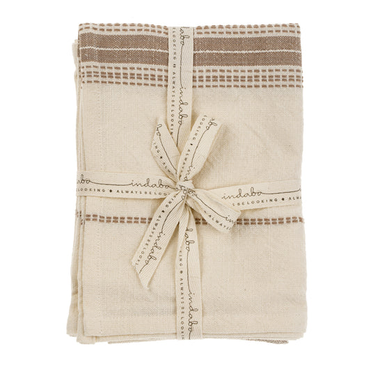 Portofino Taupe Tea Towel Set