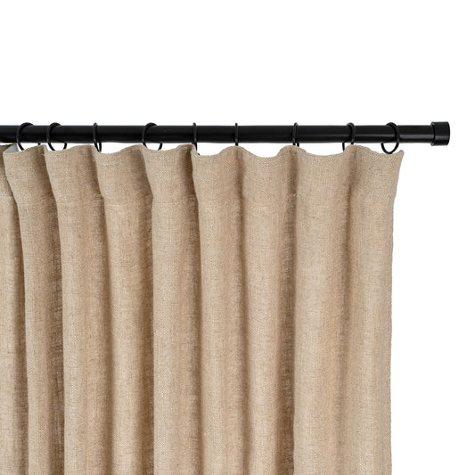 Culver Woven Curtain Panel, Linen