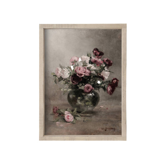 Vintage Flower Painting Print