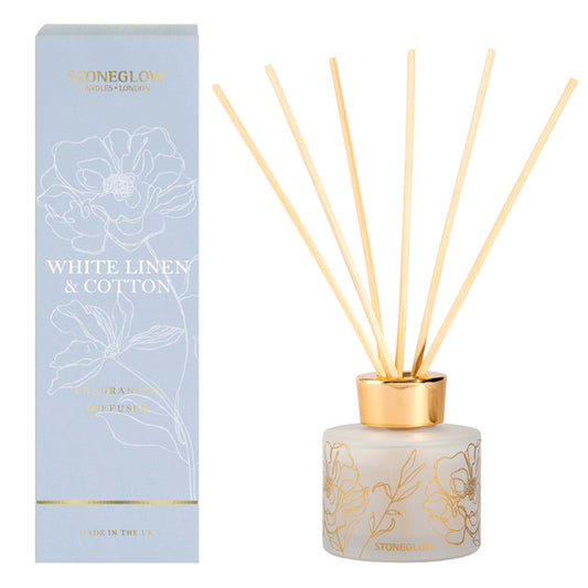 White Linen & Cotton Reed Diffuser