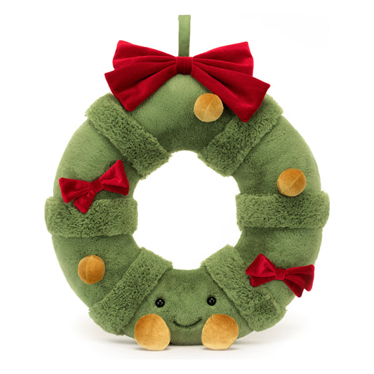 Amuseables Decorated Christmas Wreath