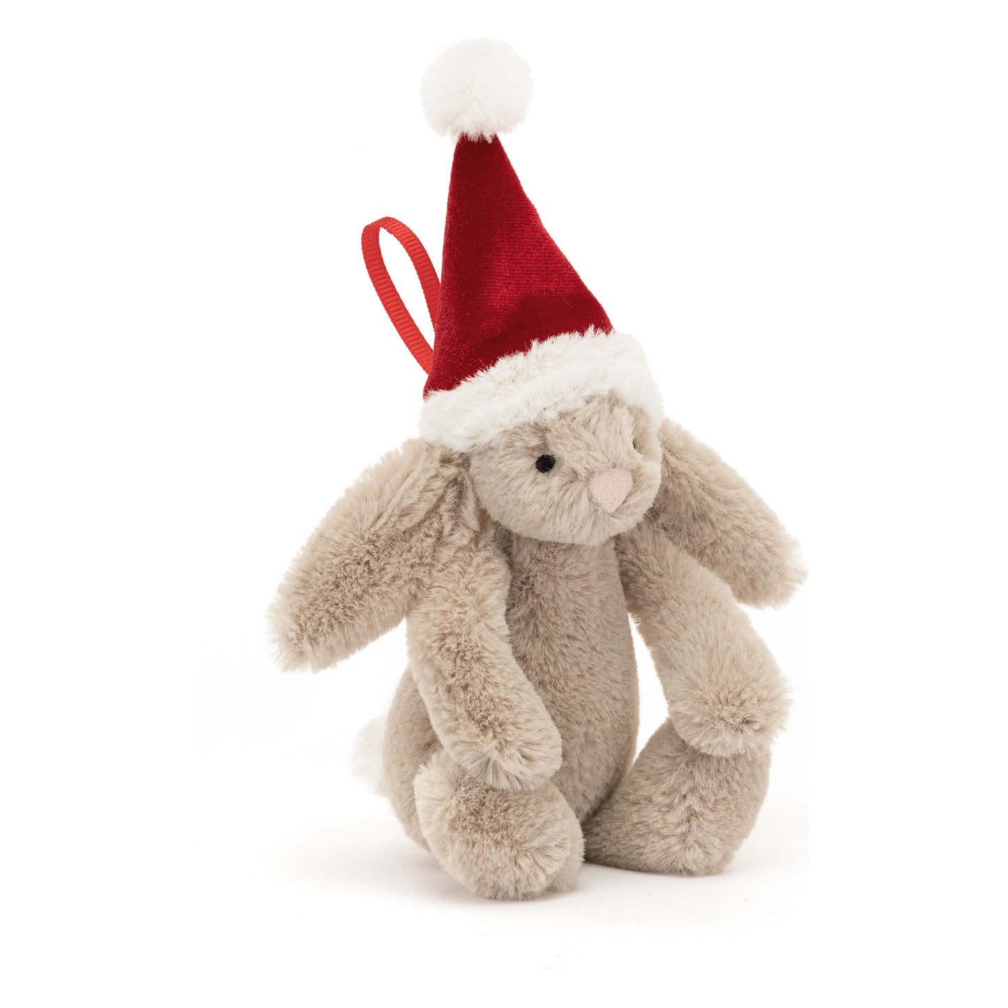 Bashful Christmas Bunny Ornament