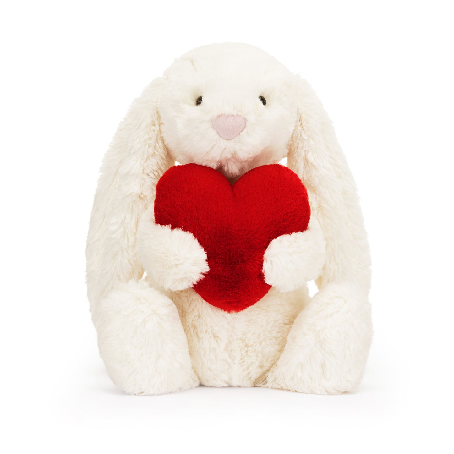 Bashful Red Love Heart Bunny