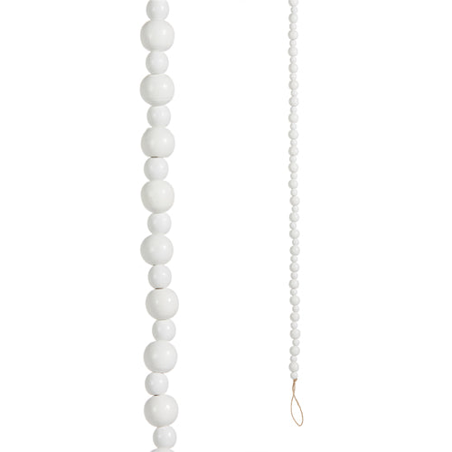 White Bead Garland