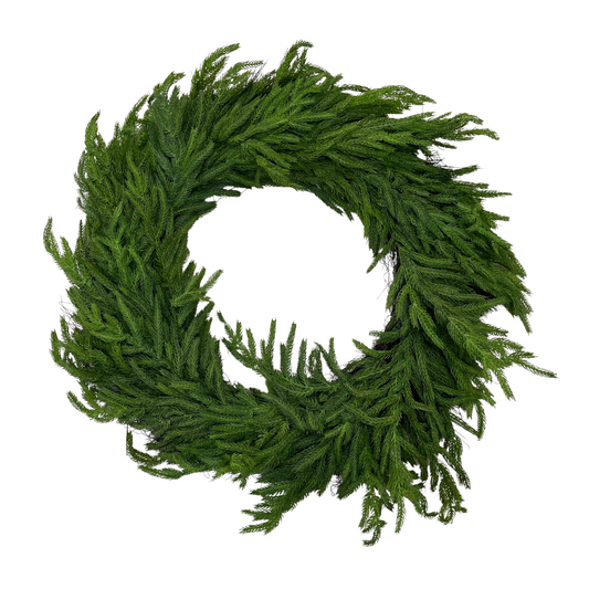 Norfolk Pine Wreath 30"