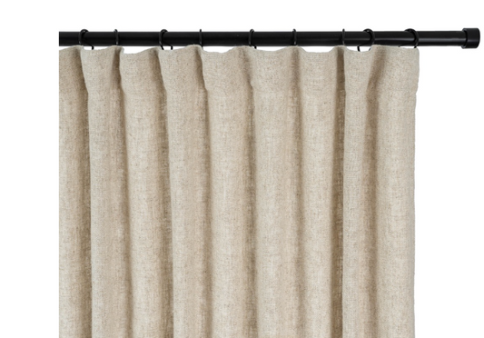 Culver Woven Curtain Panel, Oyster