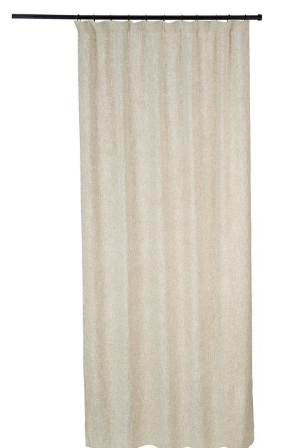 Culver Woven Curtain Panel, Oyster