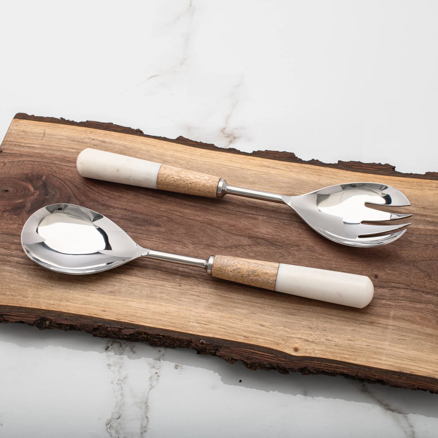 Demi Marble Serving Set