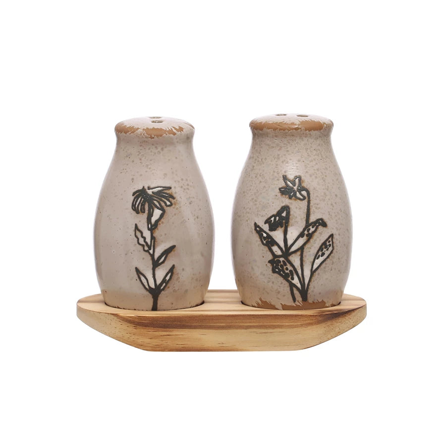 Meadow Salt & Pepper Shakers