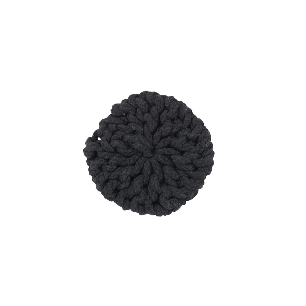 Midnight Crocheted Coasters