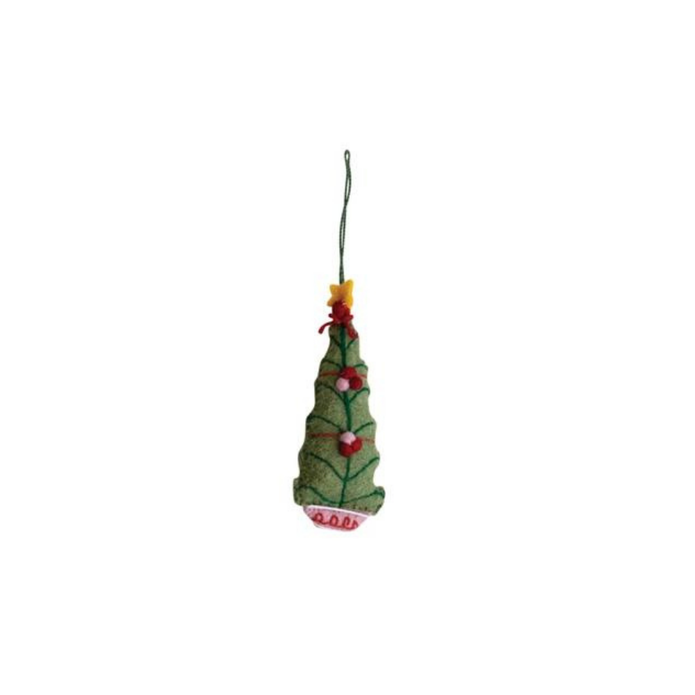 Holly Berries Whimsy Tree Ornament