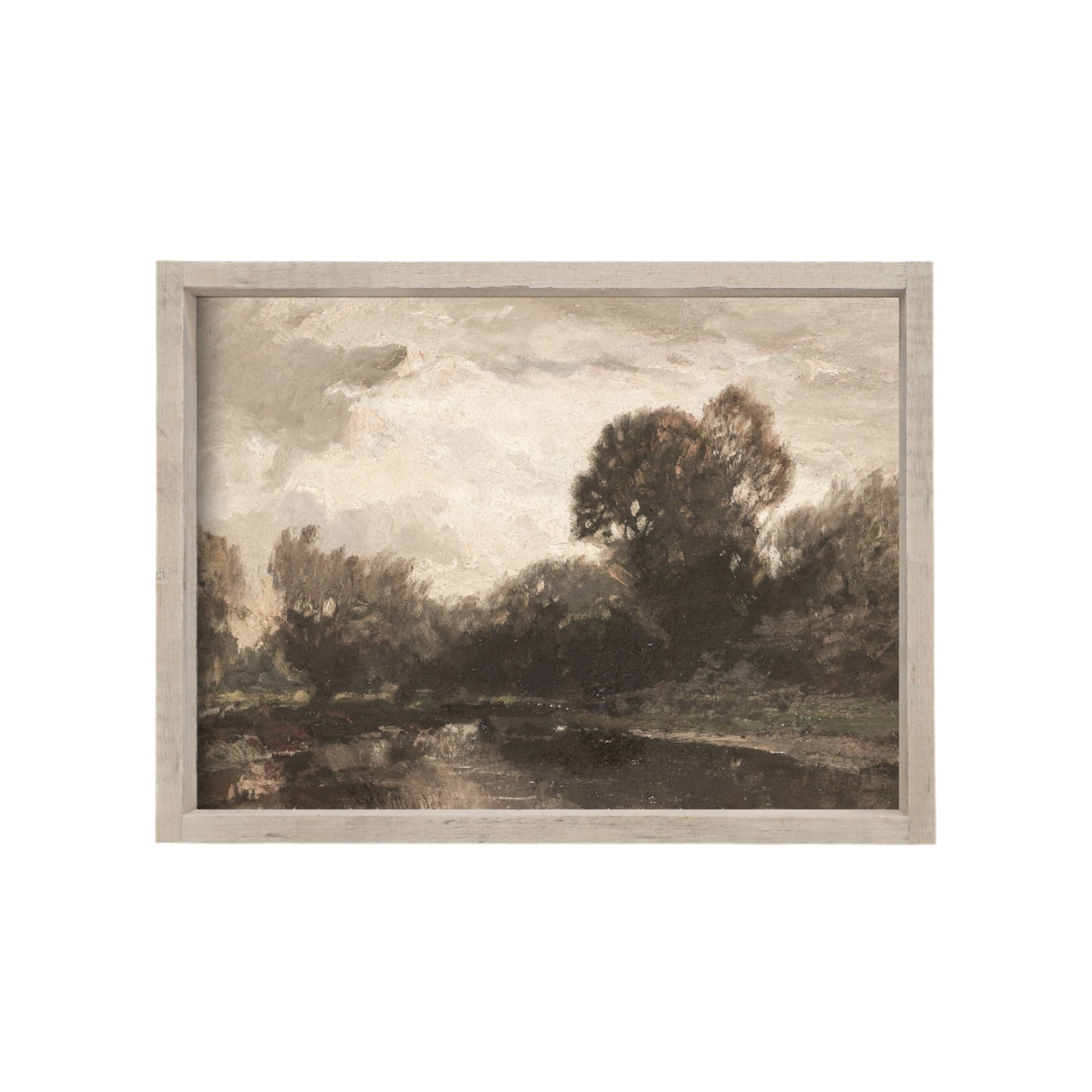 Vintage Landscape Tree Print