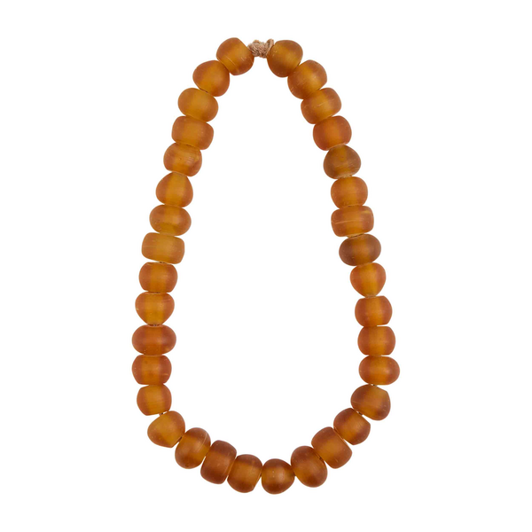 Amber Glass Beads