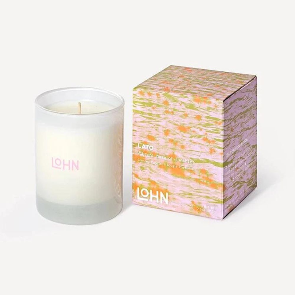 LATO Lemon & Tonka Bean Candle